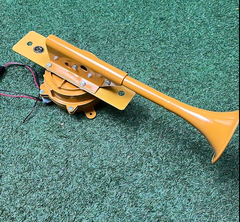 Còi Điện 24V Màu Vàng Loại Lớn Cho Xe Tải, Tàu Sà Lan 1280dB, Dài 46cm