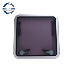 Cửa Chớp Nhôm, Kính Acrylic , Kích thước ngoài 425x425mm, kích thước trong 360x360mm, mã 0095AA36 Hàng mới 100%