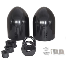 Cặp Vỏ Loa Treo 6.5 Inch màu Đen , Chất Liệu Inox Sơn Đen