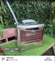 Thùng Xăng Dự Phòng Inox, Chất Liệu Thép Không Gỉ Inox 304, Dung Tích 70L, Kích Thước 495x350x530mm, Mã S80308-70L