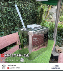 Thùng Xăng Dự Phòng Inox, Chất Liệu Thép Không Gỉ Inox 304, Dung Tích 70L, Kích Thước 495x350x530mm, Mã S80308-70L