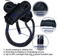 Dây Buộc Tàu Nylon phi 10mm, Dài 4M6 dùng cột tàu Cano, Treo Phao Đệm Chống Va, Mã BSR10