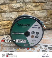 Dây Loa Kicker Tiêu Chuẩn Hàng Hải Marine 16 AWG Speaker Wire, Chiều Dài 150ft 46KMWRGB150