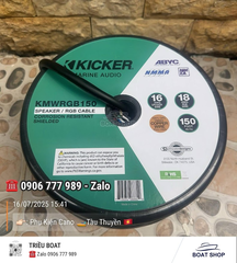 Dây Loa Kicker Tiêu Chuẩn Hàng Hải Marine 16 AWG Speaker Wire, Chiều Dài 150ft 46KMWRGB150
