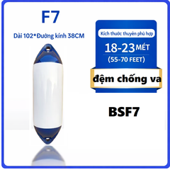 Đệm Chống Va đập cho tàu thuyền Boat Shop , mã BSF7 kích thước 12X38cm, phù hợp tàu dài 18-23 Mét hàng mới 100%