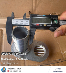 25.4mm Thông Đáy Tàu Con Sò  Lấy Nước Phi 25.4mm ~ 1 inch, Chất Liệu Inox 316