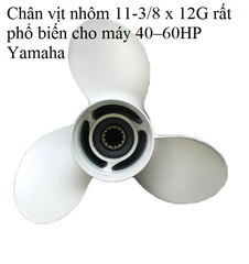 69W-45952-00 chân vịt nhôm 11-3/8 x 12G rất phổ biến cho máy 40–60HP Yamaha