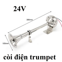 Kèn Còi Điện 24V , Inox 304 , SF39003-24, Điện 24V