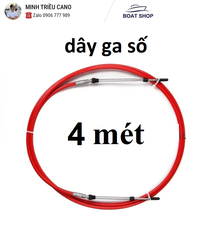 Dây Ga Số dài 4 Mét, Hiệu Danaco CHN Cho Tàu Cano, Mã DNC4M