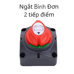 [ĐƠN] Công Tắc Ngắt Mát Cắt Mạch 2 Cọc Bình Ắc Quy MT311 12/24/48V DC