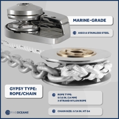 Tời điện 24V DIN766, Cs1200W, Mã C1212C-10MM-24V , Motor 1200W, trọng lượng nâng tối đa 400kg, sức kéo tối đa 1100kg, 1 pha