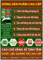 Cao Chè Vằng Sẻ Quảng Trị  cao cấp 500gr