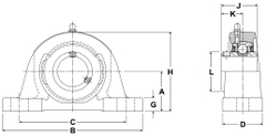 Vòng bi, gối ổ bi SP205, SP206, SP207, SP208, SP209, SP210, SP211, SP212, SP214, SP215, SP216