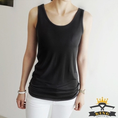 Áo ba lỗ nữ cổ tròn Facio Shop form ôm thun poly U01