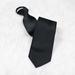 Cà Vạt Nam Thắt Sẵn Silk Lụa Vân Sọc Chéo Bản Lớn C007