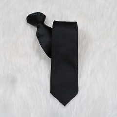 Cà vạt nam thắt sẵn vân sọc chéo bản nhỏ C07