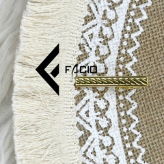 Kẹp cà vạt vàng nhỏ Facio Shop hợp kim kim loại AV01