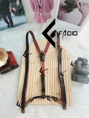 Dây đai quần chữ Y da 4 kẹp Facio Shop bản 1.5cm M1-07