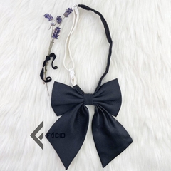 Nơ bướm trơn X18 đen