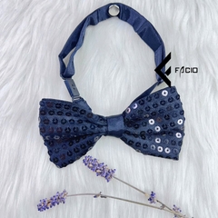 Nơ Đeo Cổ Nam Họa Tiết X33 Đen