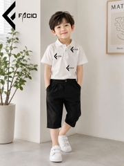 Quần tây em bé Facio Shop sẹc poly đứng form Q11