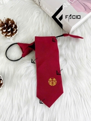 Cà vạt cưới Facio Shop thắt sẵn dây kéo C0027