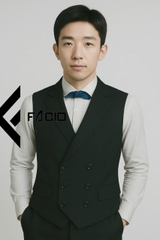 Áo gile nam Facio Shop cổ vest 6 nút Z1-14