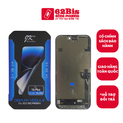Màn Hình Iphone 16 Plus / Ip 16+  SOFT Oled phôi dẻo  - Sàng IC được (JK)