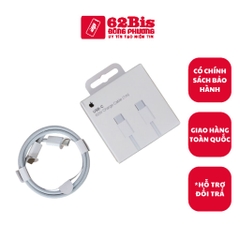 Cáp Iphone 15 Promax 1M- 60W C To C 100% zin hãng mã VN (Zin hãng hộp 10c )