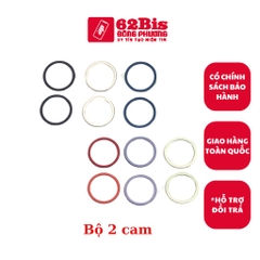 Viền Nhôm / viền Kính Camera Iphone 12 Mini / IP 12 Mini - Bộ 2 cái
