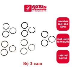 Viền Nhôm / viền Kính Camera Iphone 13ProMax / Iphone 13PM - Bộ 3 cái