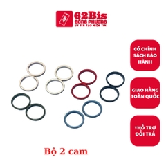 Viền Nhôm / viền Kính Camera Iphone 13 / Iphone13 - Bộ 3 cái