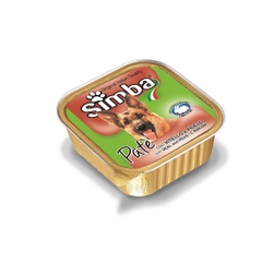 Pate cho Chó Simba 150gr Vị Thịt Gà & Gan, Bò & Đậu Hà Lan - Đồ Ăn Cho Chó Pate Simba Adult