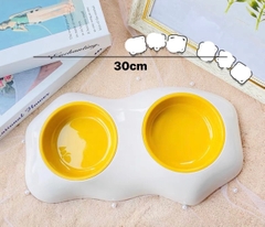 Spet Chén nhựa ĐÔI hình trứng ốp la 30cm