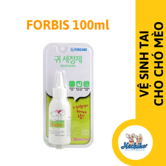 Dung dịch vệ sinh tai dành cho Chó Mèo Forcan 100ml