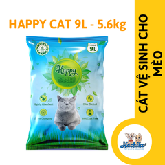 Cát vệ sinh cho mèo Happy Cat 9 lít - 5.6kg
