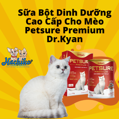 Sữa Bột Dinh Dưỡng Cao Cấp Cho Mèo Petsure Premium Dr.Kyan 400gr