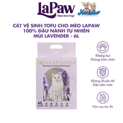 Cát vệ sinh tofu cho mèo laPaw 100% đậu nành tự nhiên 6l