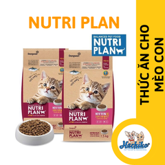 Nutri Plan Thức ăn hạt cho Mèo mẹ mang thai và Mèo con 1.5kg