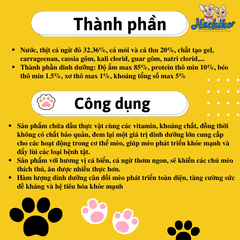 Pate Thức Ăn Cho Mèo Whiskas 400gr - Cá biển