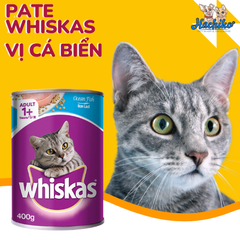 Pate Thức Ăn Cho Mèo Whiskas 400gr - Cá biển