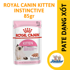 Royal Canin XỐT MÈO 85GR Instinc/Intense/kitten (lốc 12 gói)