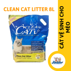 Cát vệ sinh than hoạt tính Clean Cat dành cho mèo 8L