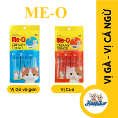 Kem súp cho mèo Me-O Creamy Treats 60g - Bánh thưởng cho mèo