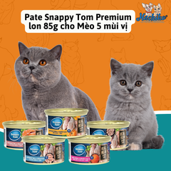 Pate Snappy Tom Premium lon 85g cho Mèo