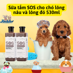 Sữa tắm SOS cho chó lông nâu và lông đỏ 530ml