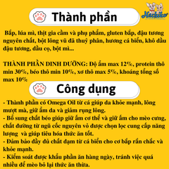 Thức ăn hạt dành cho Mèo trưởng thành Whiskas Adult 3kg 3 vị cá ngừ/ cá thu/ cá biển