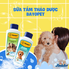 Sữa tắm thảo dược Bayopet cho Chó giúp mượt lông và ngăn ngừa xơ rối 275ml