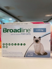 Broadline nhỏ gáy trị nội ngoại ký sinh mèo