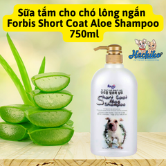 Sữa tắm cho chó lông dài Forbis Short Coat Aloe Shampoo 750ml